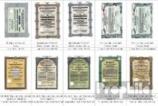 Hist. Wertpapiere Deutschland 10 verschiedene Mecklenburg Vorpommern Wertpapiere