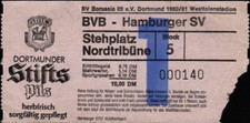 3155 Ticket BL 80/81 Borussia