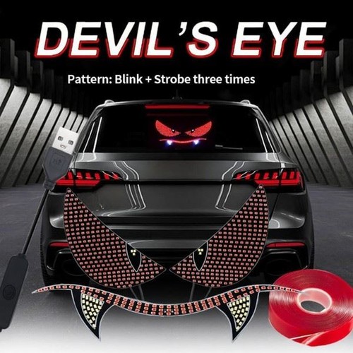 Car mood light mit - demon, auge