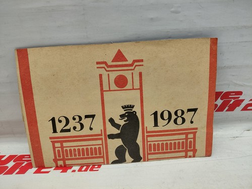 Ddr 750 jahre berlin faltblatt - 750,