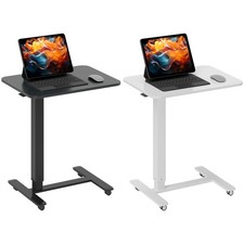 Stehpult Höhenverstellbar C-förmig Schreibtisch mit 4 Rollen 65x48x70-110cm