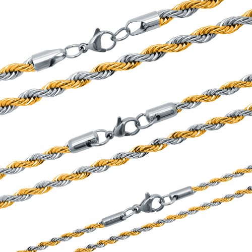 Rope kette aus edelstahl - rope,