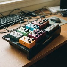 Guitar Pedalboard Aluminium