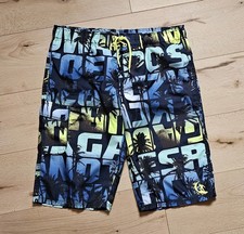 Jungen Badehose Badeshorts * von name it * Gr. 164 * schwarz-bunt-gemustert