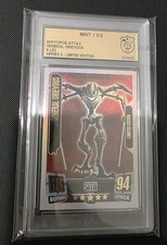 Star Wars Force Attax Limitierte Auflage LE3 General Grievous GSG 9.0 Grading 