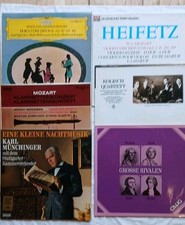 6 LPs Mozart  Konzerte