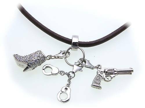 Hals kette leder mit - hals, 3