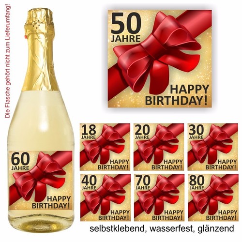 Aufkleber sektflasche - aufkleber,