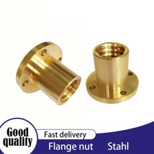 T8 T10 T12 T14 T16 T18-T40 Rund Flansch Rechtsgewinde Trapezgewindemuttern Stahl