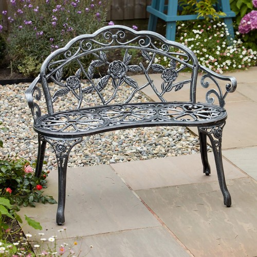 Aluguss gartenbank sitzer - aluguss,