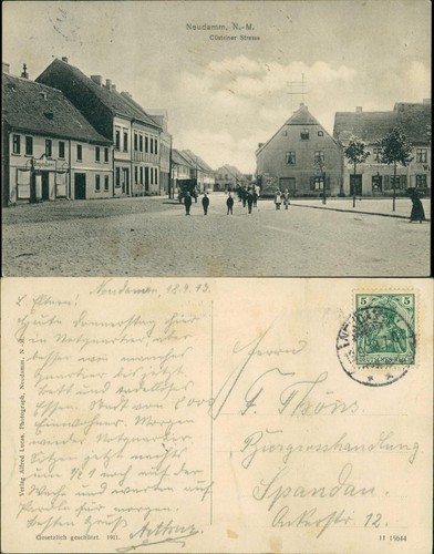 Postcard neudamm - postcard,