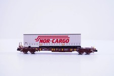 (RBT832) Fleischmann 825052 Taschenwagen AAE „Nor-Cargo“, DC, N, OVP