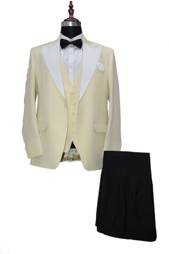Herren creme anzüge - creme,