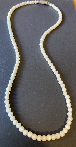 Perlenkette weiß koralle - perlenkette,