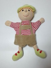  seltene Puppe Sterntaler Schmusetuch BAUER Lausbub Junge in Lederhose Handpuppe