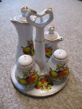 Porzellan Menage 5 teilig