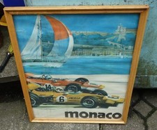 Rennsport Plakat Monaco im