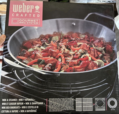 Weber 7684 edelstahl wok - 7684, mit