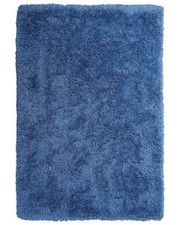 Eleganter blauer Teppich aus Polyester Hochflor 200 x 300 cm Cide