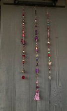 Suncatcher Dekokette Mobile Hippie Boho bunt Set 3 Stück