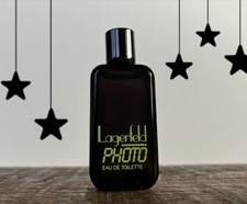 PHOTO ~ Karl Lagerfeld ~ Eau de Toilette ~ Rar ~ 5ml Mini Parfum Vintage 90's 