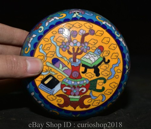 Old chinese cloisonne - 4.4",