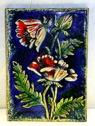 Karlsruher majolika mohn - karlsruher,