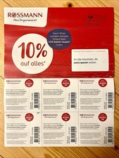 NEU bis 31.01.26! 6 Rossmann 10% Gutscheine Coupons ...