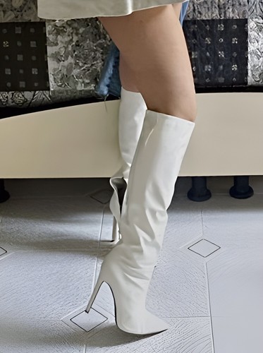 Modische damen stiefel lack - 37,