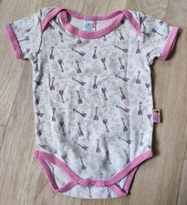 Baby-Kleidung – Body – Größe 62/68 – Weiß – Giraffen – Topolino