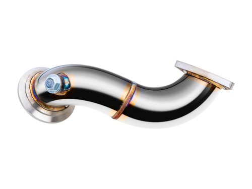Edelstahl downpipe für opel - edelstahl,