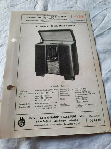 Ddr werbung prospekt veb - prospekt,