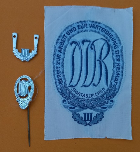 Ddr sportabzeichen silber - sportabzeichen,,