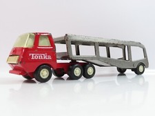 Tonka Blech Autotransporter Sattelzug #A1586