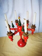 Kerzenleuchter Kerzenständer Weihnachten Advent antik alt Holz Leuchter Museal