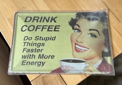 Blechschild coffee 20x30cm - blechschild,