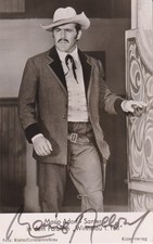 MARIO ADORF Original Autogramm signierte Rüdel Postkarte Winnetou 60er Jahre