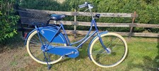 Gazelle Hollandrad, Blau Metallic, 3 Gang, Rh: 57 cm, Fahrrad, überholt, Unikat.