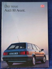 AUDI 80 Avant, Avant quattro Prospekt  10.1992