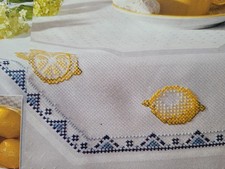 Stickvorlagen Kreuzstich Zitronen  Muster 6 Motive