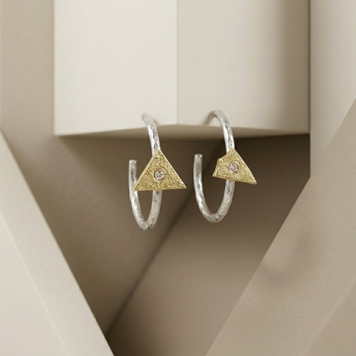 Doppelte eleganz ohrringe - doppelte, —