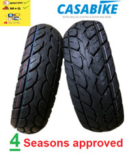 Allwetter Roller Reifen Set 120/70-10 TL 54L & 100/80-10 TL 51J  für Piaggio Zip