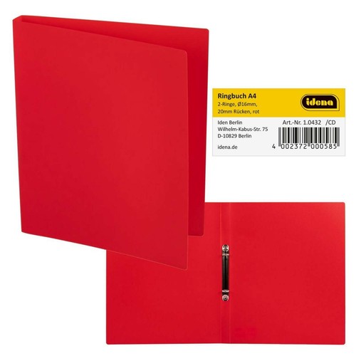 Idena ringbuch aus - ringbuch, kunststoff
