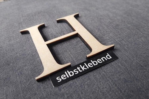 Selbstklebende holzbuchstaben - selbstklebende,