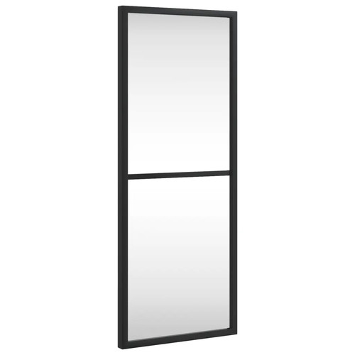 Wandspiegel schwarz 20x50 - schwarz, cm