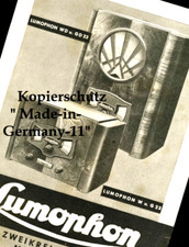 Radio Brochure "Lumophon W G