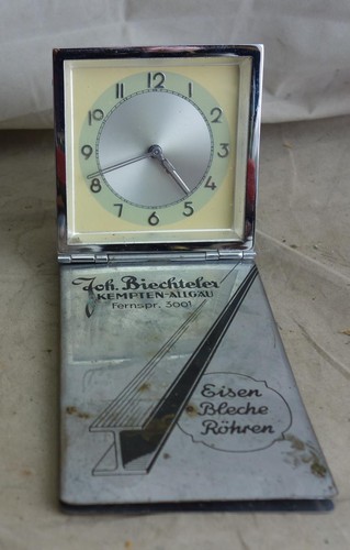 Alte reklame uhr eisenwaren - alte,