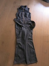Jumpsuit Damen, Jeans, Stretch, 38, blau, ungetragen, Schlaghose, 70er