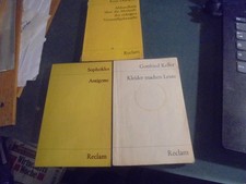 3 Stück Reclam Hefte