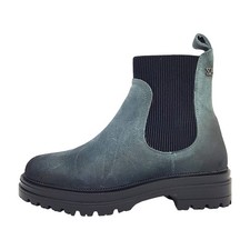 Lazamani booties chelsea Damenschuhe Stiefeletten Schlupfstiefel Blau